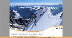 Desktop Screenshot of odyssee-montagne.it