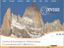 Tablet Screenshot of odyssee-montagne.it